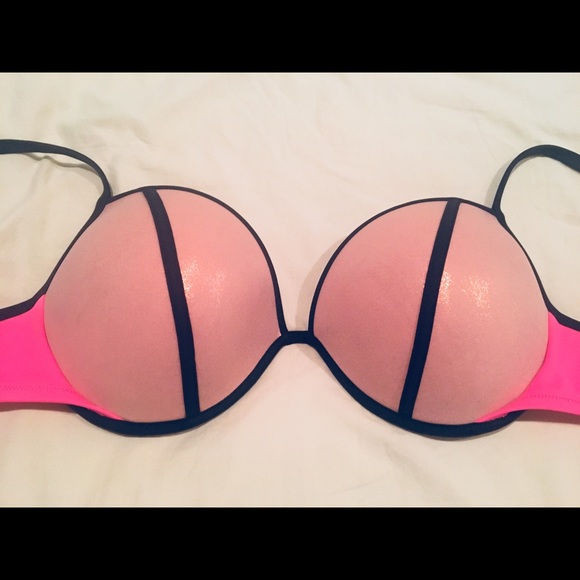 Victoria Secret The Fabulous Bikini Top Shiny Pink - Picture 4 of 5
